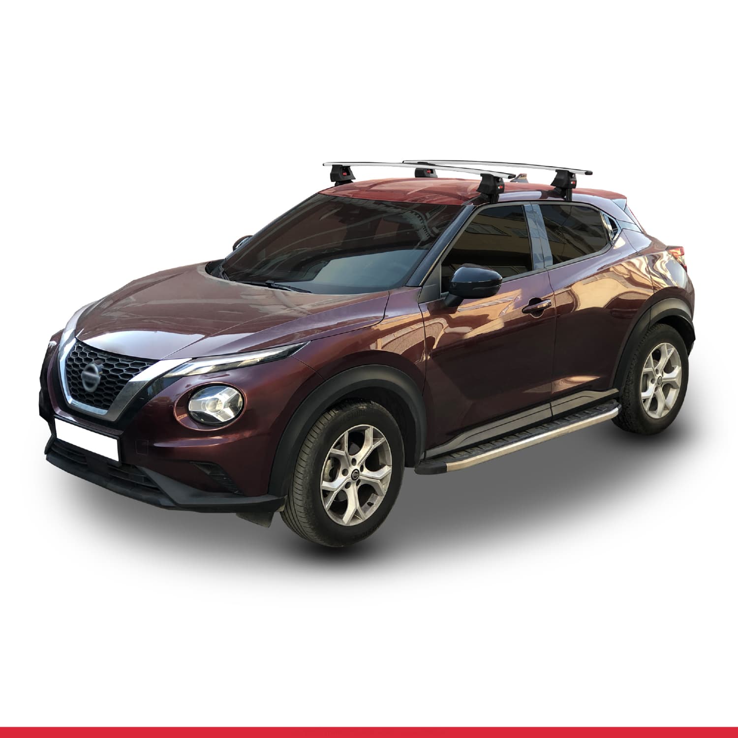 Nissan Juke 2 (F16) 2020 ve Sonrası ile Uyumlu ACE-4 Ara Atkı Tavan Barı Gri 2 Adet - Görsel 2