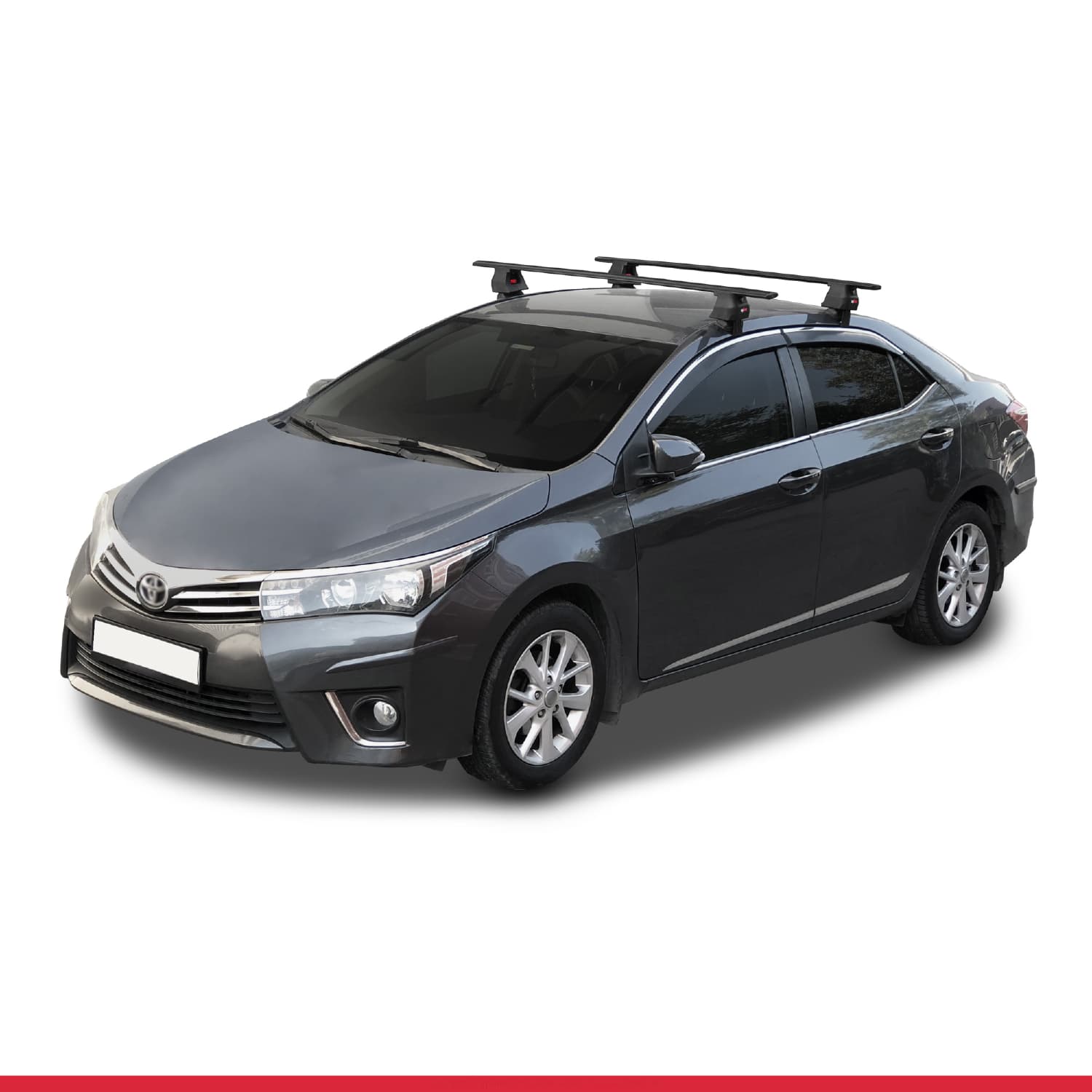 Toyota Corolla 11 (E180) 2013-2018 Arası ile Uyumlu ACE-4 Ara Atkı Tavan Barı Siyah 2 Adet - Görsel 3