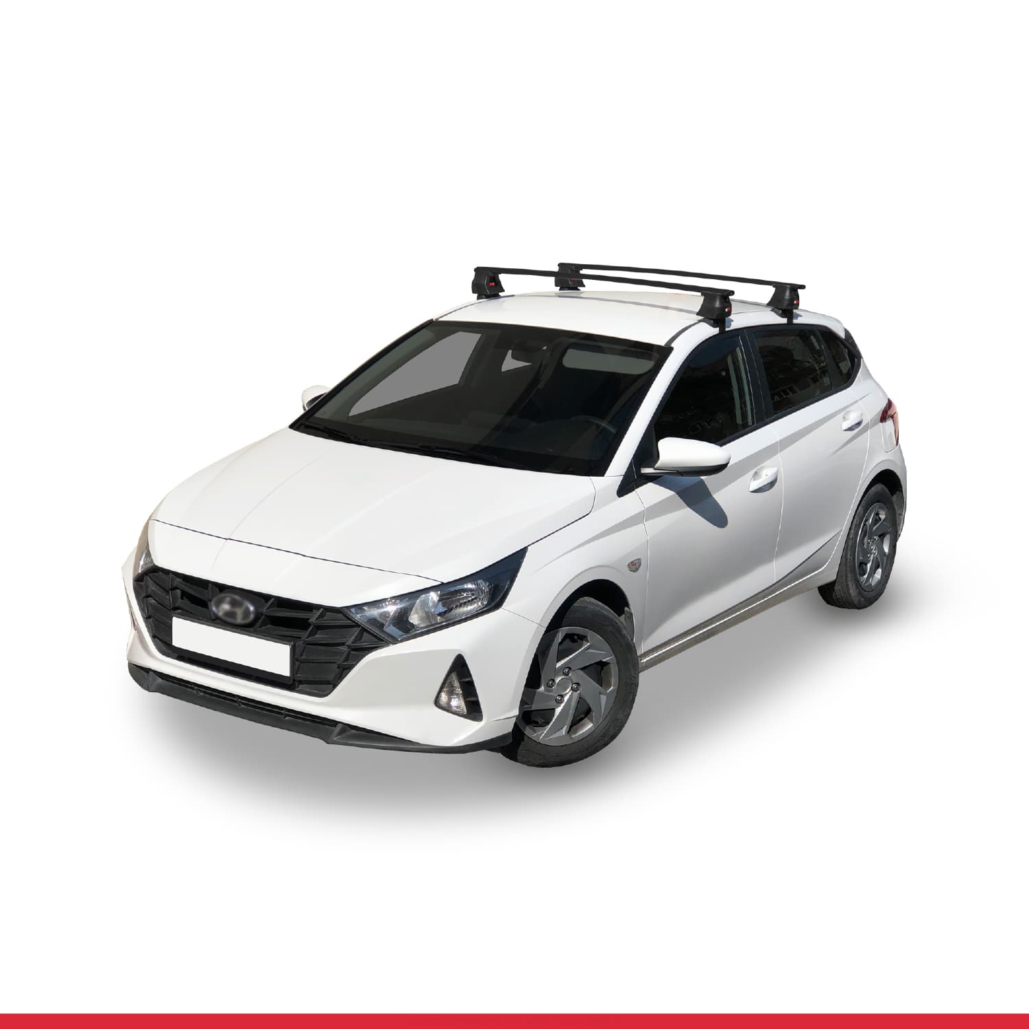 Hyundai i20 III (BC3) 2020 ve Sonrası ile Uyumlu ACE-4 Ara Atkı Tavan Barı Siyah 2 Adet - Görsel 3