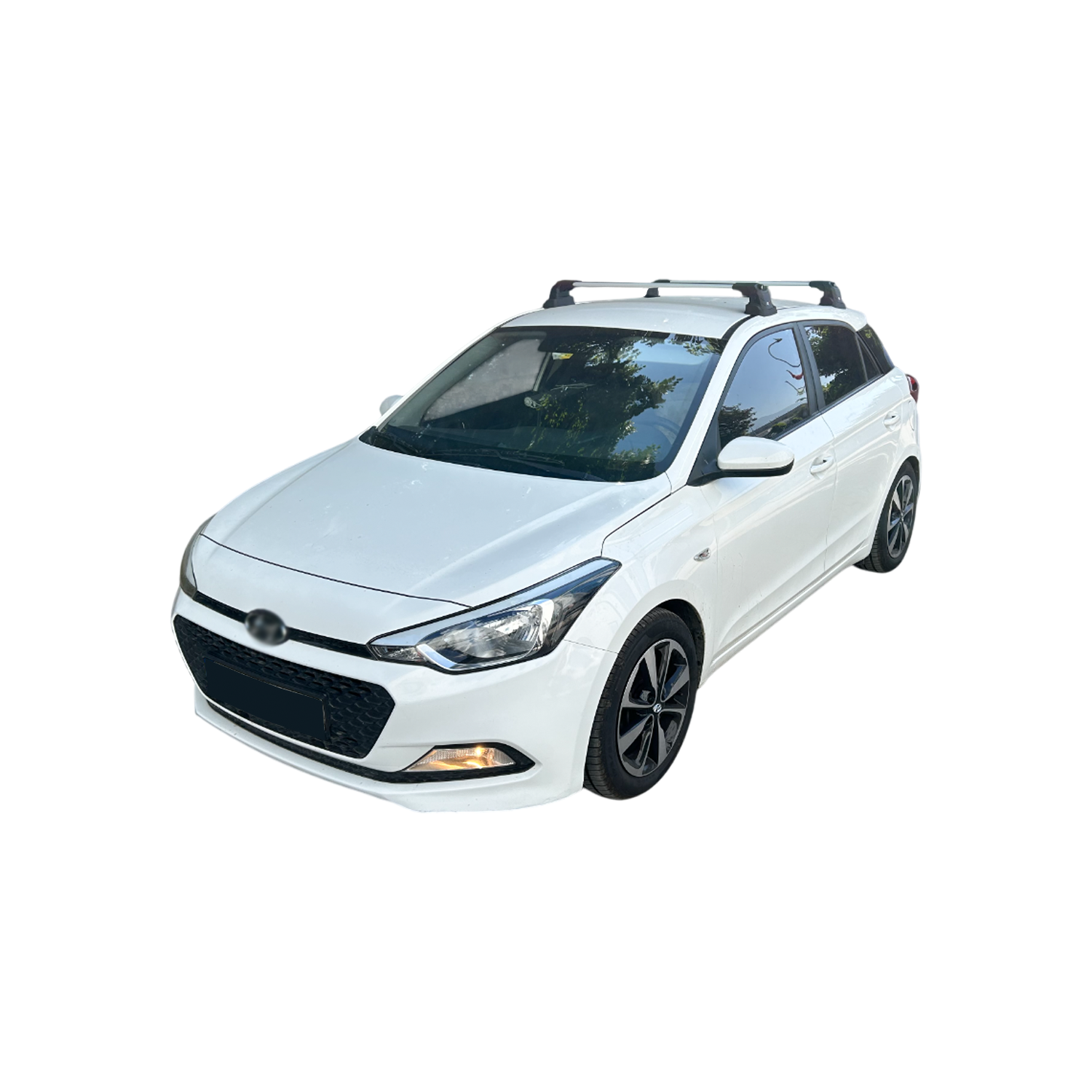 Hyundai i20 (GB) 2014-2019 Arası ile Uyumlu ACE-3 Ara Atkı Tavan Barı Gri 2 Adet - Görsel 3